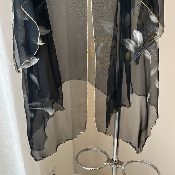 Vintage Sheer Over dress wrap - Picture 7 of 10